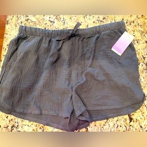 NWT Stars Above Dark Grey Gauze Shorts